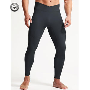 กางเกงเลกกิ้งสำหรับผู้ชายกางเกงโยคะผ้าสแปนเด็กซ์/ ผ้าโพลีเอสเตอร์แห้งเร็วระบายอากาศได้ดีแฟชั่นผลิตในปากีสถาน - Product Image 2