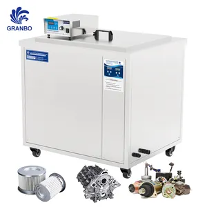 2024 192L GRANBO Filter Unit Temperature Set Ultrasonic Cleaner Bath Engine DPF Car Parts Degreasing PCB Cleaning Machine