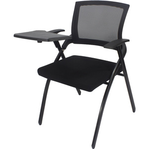 Conference Chair With Fixed Armrests 36Cm Backrest Stackable Foldable Meeting Training Chair - Product Image 5