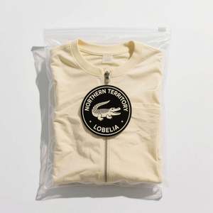 Sac à fermeture éclair en PE givré, écologique, biodégradable, recyclable, résistant à l'humidité, avec logo personnalisé, emballage couleur pour cheveux, chaussettes, chaussures - Product Image 3