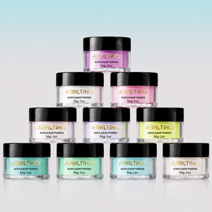 Abrltino Polvo Acrílico Transparente Profesional de Calidad de Marca Personalizada al por Mayor, Polvo Acrílico <span class=keywords><strong>Rosa</strong></span> para <span class=keywords><strong>Uñas</strong></span> 30g 56g con Tarro - Product Image 2