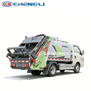 Energy Saving Silent 4 Cubic Meter <b>Electric</b> Waste Compactor Vehicle with Auto <b>Bin</b> Lifter for Municipal Street Sanitation Disposa - Product Image 3