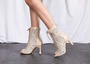 Chaussures de <span class=keywords><strong>danse</strong></span> latine pour femmes, 7 cm, pour fêtes, mariages, salles de bal, bottes de <span class=keywords><strong>danse</strong></span> jazz, tango, <span class=keywords><strong>bachata</strong></span>, talons hauts - Product Image 3