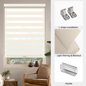 SAMADHI Semi-Shading Fabric/Full-Shading Fabric Achieves Different Lighting Effects by Adjust- Ing Overlap of the Transparen - Product Image 3