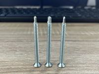 Vis autoperceuses à tête fraisée Phillips DIN7504P Grade 4.8, acier au carbone zingué M3.5 M4.2 M4.8 M5.5 M6.3