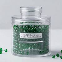 Pierres à coudre YAXI P291 vert fougère premium 4 mm, en époxy, revêtement diamant AB, transparentes comme du cristal, durables, écologiques, perles à 2 pointes pour vêtements
