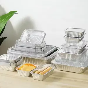 Accept Custom Thickened Aluminum Foil Containers For Barbecue Aluminum Foil Trays