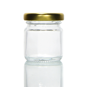 Bán Buôn Tùy Chỉnh 100Ml 200Ml 250Ml 300Ml 380Ml Tinh Tế Cấp Thực Phẩm Thủy Tinh Rõ Ràng Nhỏ Vòng Chim Tổ Mứt <span class=keywords><strong>Jar</strong></span> Và Nhôm Nắp - Product Image 4