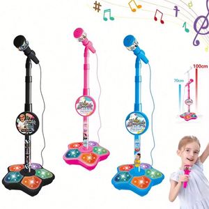 Microphone pour enfants avec support, karaoké, instrument de musique, jouet éducatif pour développer le cerveau, cadeau d'anniversaire pour fille et garçon - Product Image 2