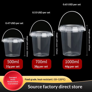 Caja de Empaque de Gran Capacidad para Té con Leche, Resistente <span class=keywords><strong>a</strong></span> Altas y Bajas Temperaturas, para Polvo de Hielo, Hielo de Taro y Dumplings de Arroz - Product Image 4