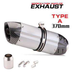 Tuyau de silencieux d'échappement de moto universel de 51mm pour Honda <span class=keywords><strong>Yamaha</strong></span> <span class=keywords><strong>FZ6N</strong></span> R3 GSXR1000 Z900 ZX6R R15V2 Xsr155 Adv150 - Product Image 6