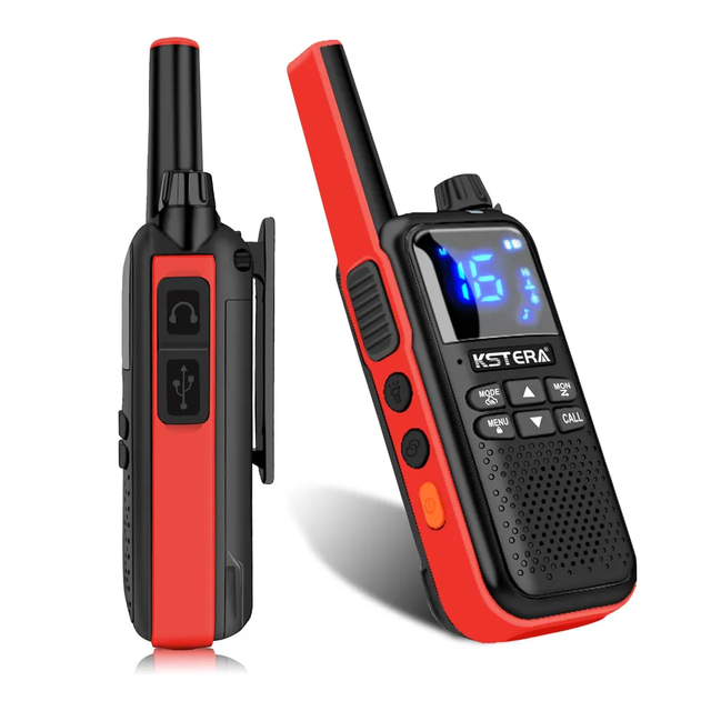 KSTERA AT101 Explosion Proof Long Distance UHF FRS GMRS Analog Walkie Talkie 10KM Range FCC Certified 2W IP54 12 Months Warranty
