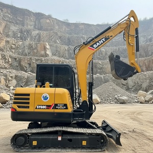 Excavatrice d'occasion Sany SY60C, marque chinoise, taille moyenne, en stock, modèles SY75C, SY60C, SY75C, SY95C, SY125C à vendre - Product Image 1