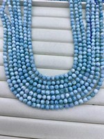 Perles de Larimar Exquises en Forme Irrégulière, Pierres Océaniques en Vrac, Vente en Gros