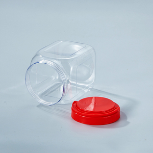 Bocaux en PET à large ouverture avec couvercle à vis <span class=keywords><strong>Geda</strong></span> pour le stockage du sucre, des collations, des biscuits - Bocaux vides et propres - Product Image 6