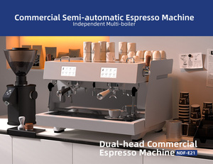 Macchina per Caffè <span class=keywords><strong>Espresso</strong></span> Manuale Naixer a Doppio Gruppo, 9 Bar, Semi-Automatica per Attività Commerciali - Product Image 2