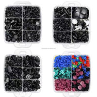 Nouveau Kit de 1180 Pièces de Clips de Fixation en Plastique de Haute Qualité pour Voiture, 45 Tailles, Fixations Auto Universelles, Rivets à Poussoir, Outils de Garniture, Vente en Gros