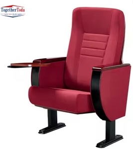 Asientos de Auditorio de Diseño Único con Tela Resistente para Fábricas, Escuelas y Teatros, Muebles de Hierro de Estilo Moderno - Product Image 3