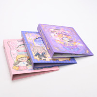 Livre de souvenirs pour camarades de classe, couverture rigide rose, classeur à six anneaux, journal d'amitié illustré, souvenir, annuaire scolaire, cadeau pour enfants et adolescents