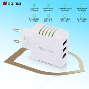 Nhanh chóng phí 3 cổng USB sạc cắm ổ cắm điện thoại di động sạc <span class=keywords><strong>Adapter</strong></span> khối tường <span class=keywords><strong>Adapter</strong></span> - Product Image 3