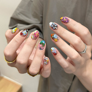 Faux ongles à presser en gros, modèles tendance à haute brillance pour salons de beauté professionnels - Product Image 2
