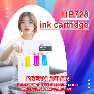 Supercolor pour cartouche d'encre compatible <span class=keywords><strong>HP</strong></span> 300 <span class=keywords><strong>728</strong></span> ML avec puce pour imprimante <span class=keywords><strong>HP</strong></span> DesignJet T730 T830 - Product Image 6