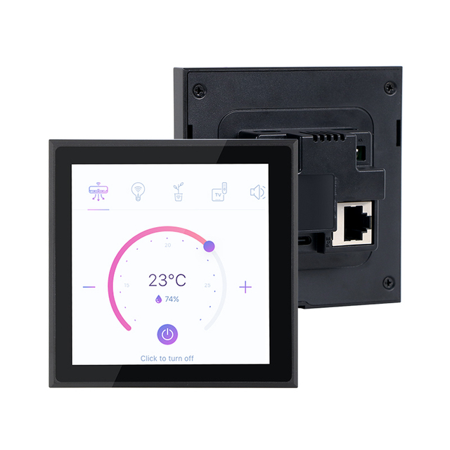 KNX Module Built-in 4 Inch IPS Android RK3566 Quad Core Smart Home Hotel Panels