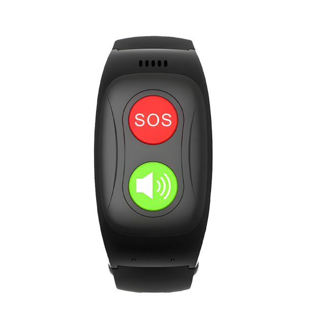 Smart Care Elderly Watch GPS Tracking Fall Detection SOS Alarm Fitness Tracker Waterproof IP67 Health Monitoring Geo-Fencing