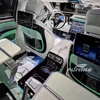 Mercedes Benz Classe S W223 intérieur équipé d'un petit panneau de table électrique multifonctionnel Équipé d'une charge sans fil