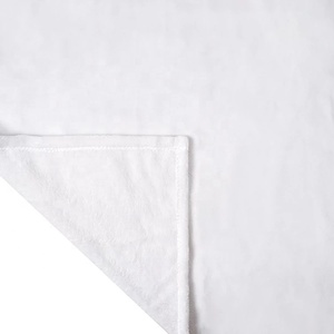 Manta de franela blanca con impresión digital, manta de sublimación personalizada, precio barato, OEM - Product Image 3