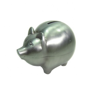 絶妙なポリッシュピギーメタルコインバンク - Product Image 1