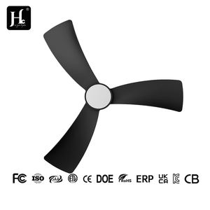 Ventilador de Techo Moderno Minimalista con Luz - Motor DC Silencioso con Velocidad Ajustable y Iluminación LED para Decoración del Hogar - Product Image 3