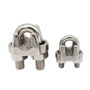 Good Quality US Forged Type Wire Rope Clip Supplier OEM Wholesale Stainless Steel 304 Wire Rope Clip