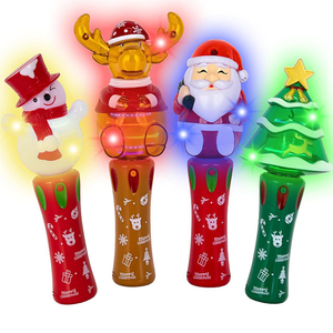 Juguete luminoso para niños, regalo de Navidad, palo luminoso con diseño de Papá Noel, juguete infantil, palo luminoso para animar. - Product Image 2