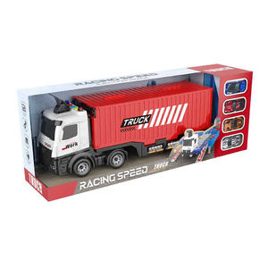EPT 4Pcs Plastic Kids <strong>Toys</strong> <strong>Light</strong> Music Fire Fighting Scene Storage Ejection Sliding Container Car Race Track Truck <strong>Toy</strong> - Product Image 6