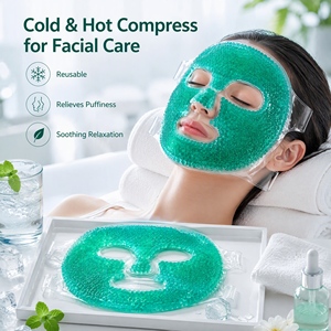 Belleza Mascarilla facial Gel Reutilizable Compresa fría y caliente Mascarilla facial Gel Paquetes <span class=keywords><strong>de</strong></span> hielo para la cara Mascarilla <span class=keywords><strong>de</strong></span> PVC Hoja <span class=keywords><strong>DE</strong></span> CUIDADO <span class=keywords><strong>DE</strong></span> LA PIEL Mascarilla - Product Image 2