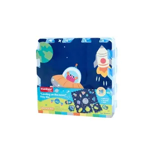 EVAONLY “登月” 9瓷砖popoout玩伴EVA印刷垫柔软多用途益智垫Eva儿童泡沫