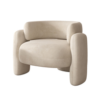Fauteuil individuel en bois massif de style nordique moderne et minimaliste, chaise de salon créative pour la maison, les chambres, l'extérieur et l'hôtellerie