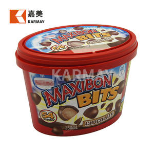 Pots pour yaourt en plastique blanc, 260g, vente en gros - Product Image 6