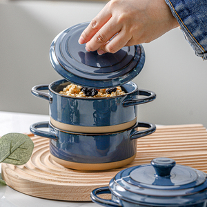 Bán Hàng Nóng Thiết Kế Bắc Âu Gốm Mini Soong Nồi Với Nắp Lò An Toàn Đồ Nấu Nướng Để Nướng - Product Image 6