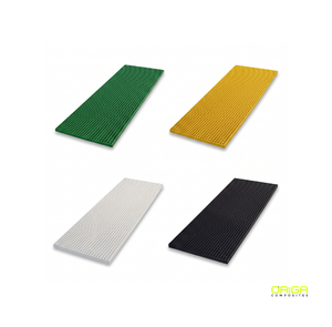 Rejilla de FRP MG 1000x4000 Malla 38x38 T38 ofrece un piso duradero y resistente a la corrosión para entornos industriales exigentes. - Product Image 1