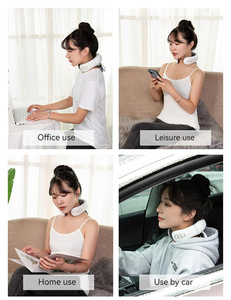 Masajeador Cervical eléctrico inalámbrico Masajeador de cuello inteligente Herramientas de masaje <span class=keywords><strong>Shiatsu</strong></span> inteligente - Product Image 3