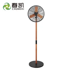 16 inch standing fan lower noise chrome pedestal fan portable fans