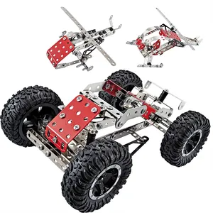High Quality Car Model DIY Assembly 3D Metal Building Block for Children Gifts
