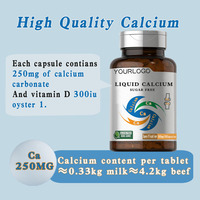 Capsules de calcium et vitamine D3 OEM 1200 mg – Complément nutritionnel pour adultes pour la densité osseuse – Marque privée personnalisée