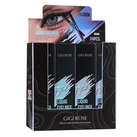 GIGI ROSE Marque privée Cosmétiques de marque personnalisée Durable Waterproof Anti-smudge Vegan Eyeliner Liquid Pen Makeup Factory Wholesale