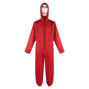 Disfraz de Mono Rojo de Money Heist con Máscara, Unisex para Adultos, Traje de Cosplay para Halloween - Product Image 5