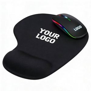 Promotion Company Office Gift Set Logo Print Wireless With Wholesale Blank Pad 2.4G <b>Mouse</b> Giveaway - Product Image 1
