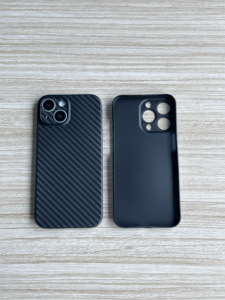 Twinscase Kevlar coque de téléphone pour <span class=keywords><strong>iPhone</strong></span> pour <span class=keywords><strong>14</strong></span> 15 16 <span class=keywords><strong>Pro</strong></span> <span class=keywords><strong>Max</strong></span> PP matériel Anti empreinte digitale couverture noir pour 15 <span class=keywords><strong>Pro</strong></span> Kevlar étui - Product Image 5