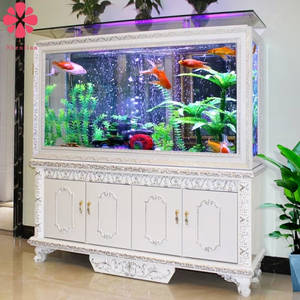 유럽 스타일 직사각형 유리 수족관/어항 여과 시스템 친환경 <span class=keywords><strong>500</strong></span>리터 용량 거실용 - Product Image 4